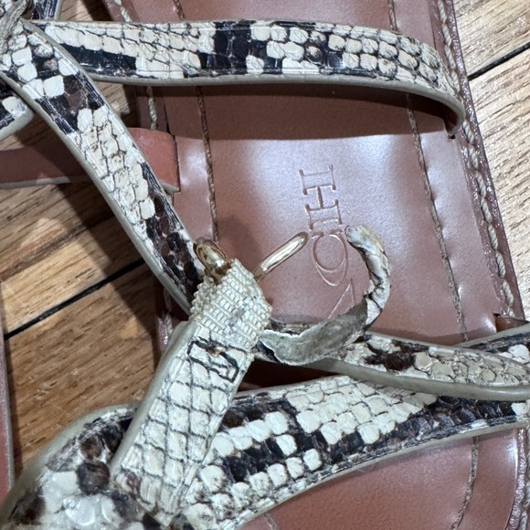 COACH Snake Print Sandals in size 7.5 - Picture 4 of 11